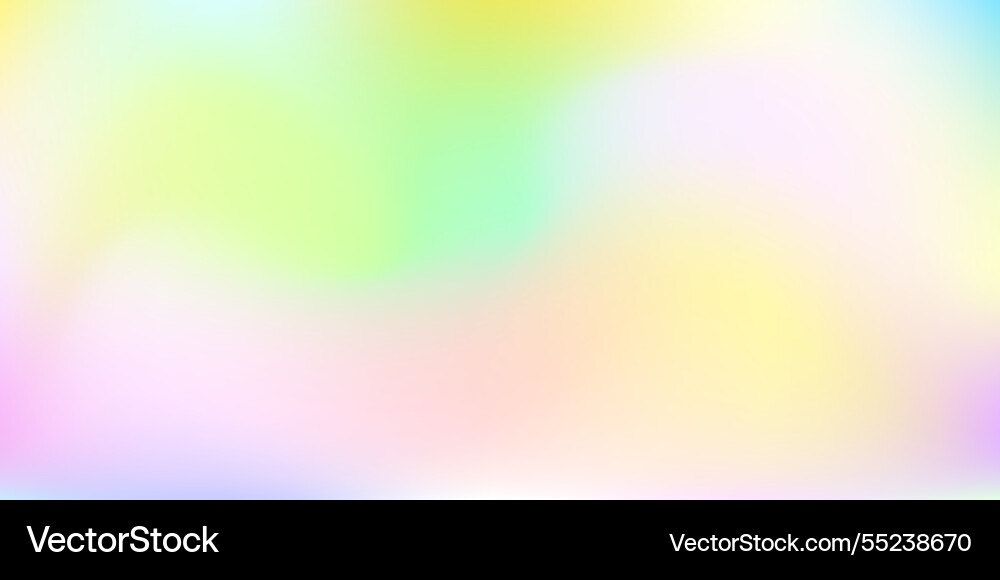Blurred gradient mesh background colorful smooth vector image