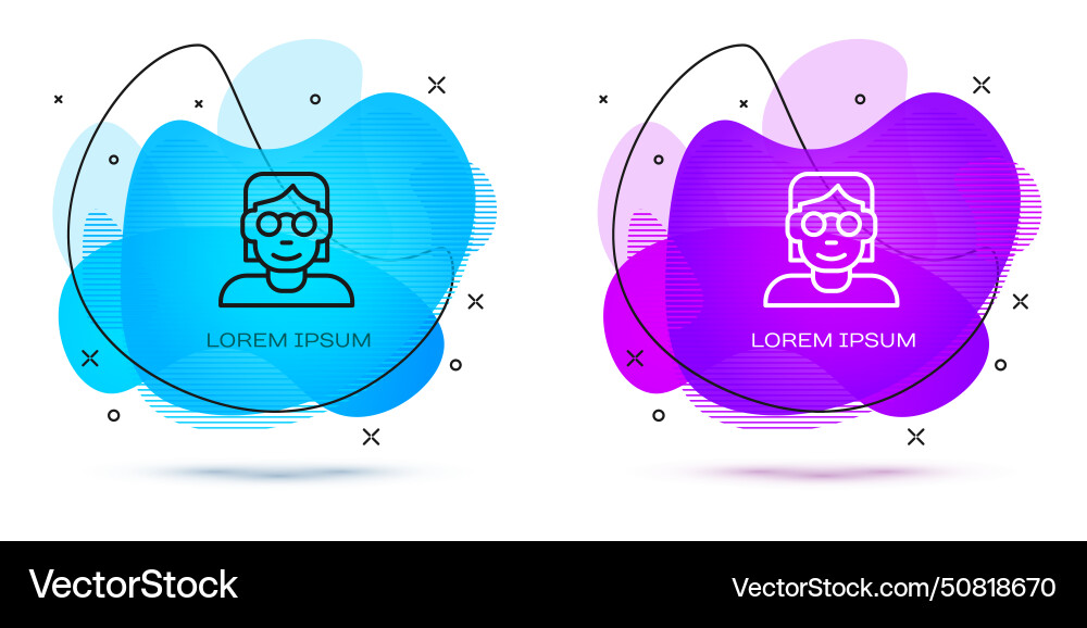 Line hacker or coder icon isolated on white Line hacker or coder icon isolated on white vector image