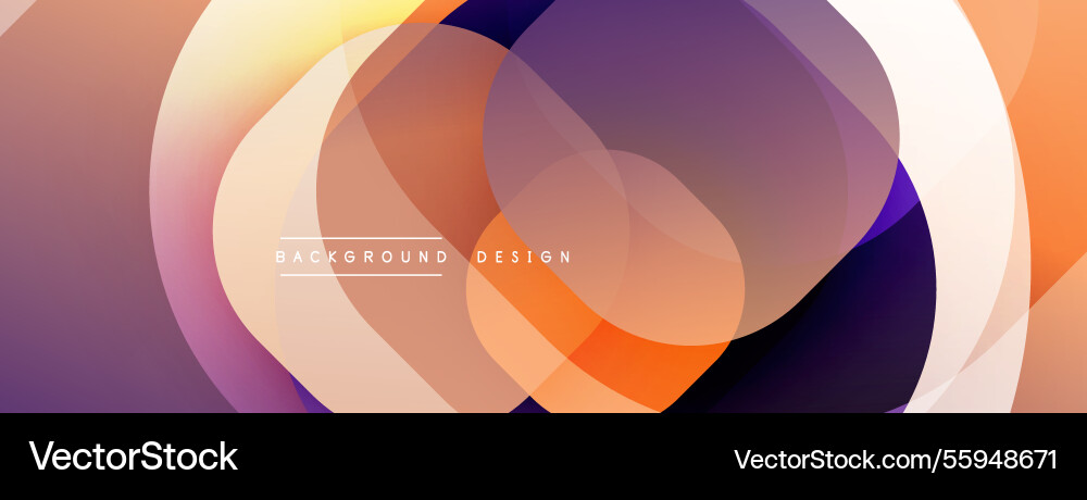Abstract background with layered translucent Vector Image