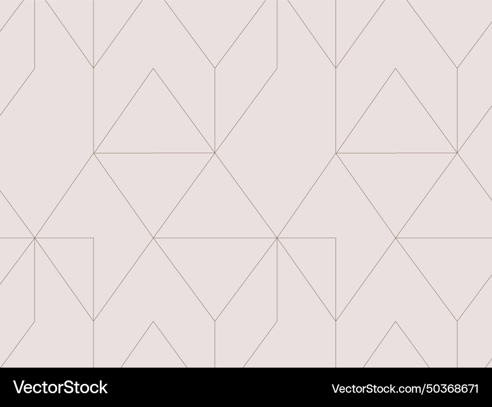 Art deco triangle vintage pattern cream Art deco triangle vintage pattern cream vector image