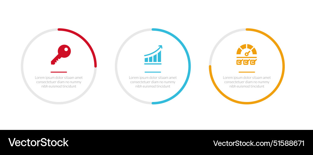 Kpi key performance indicator infographics Kpi key performance indicator infographics vector image