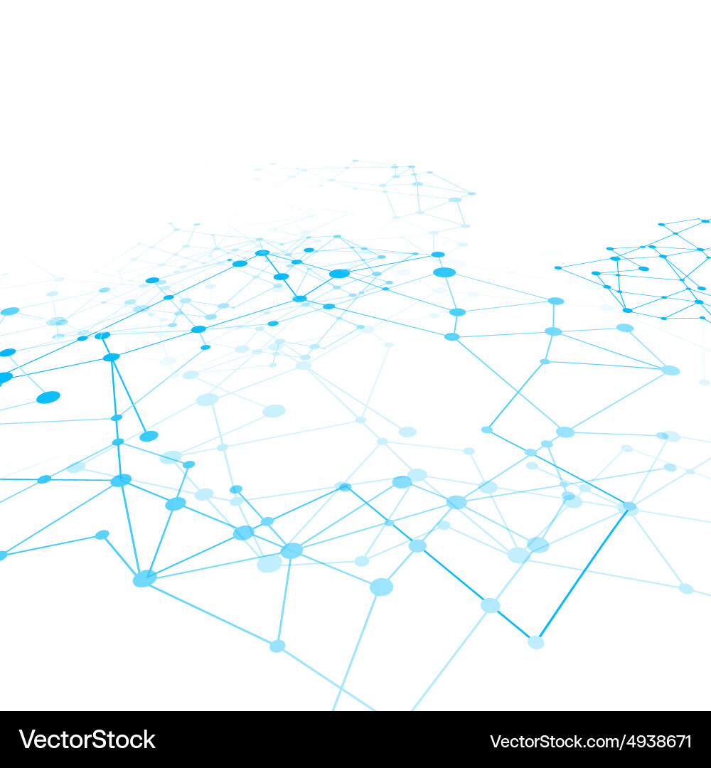 Network Connection Abstract Background Vector Image
