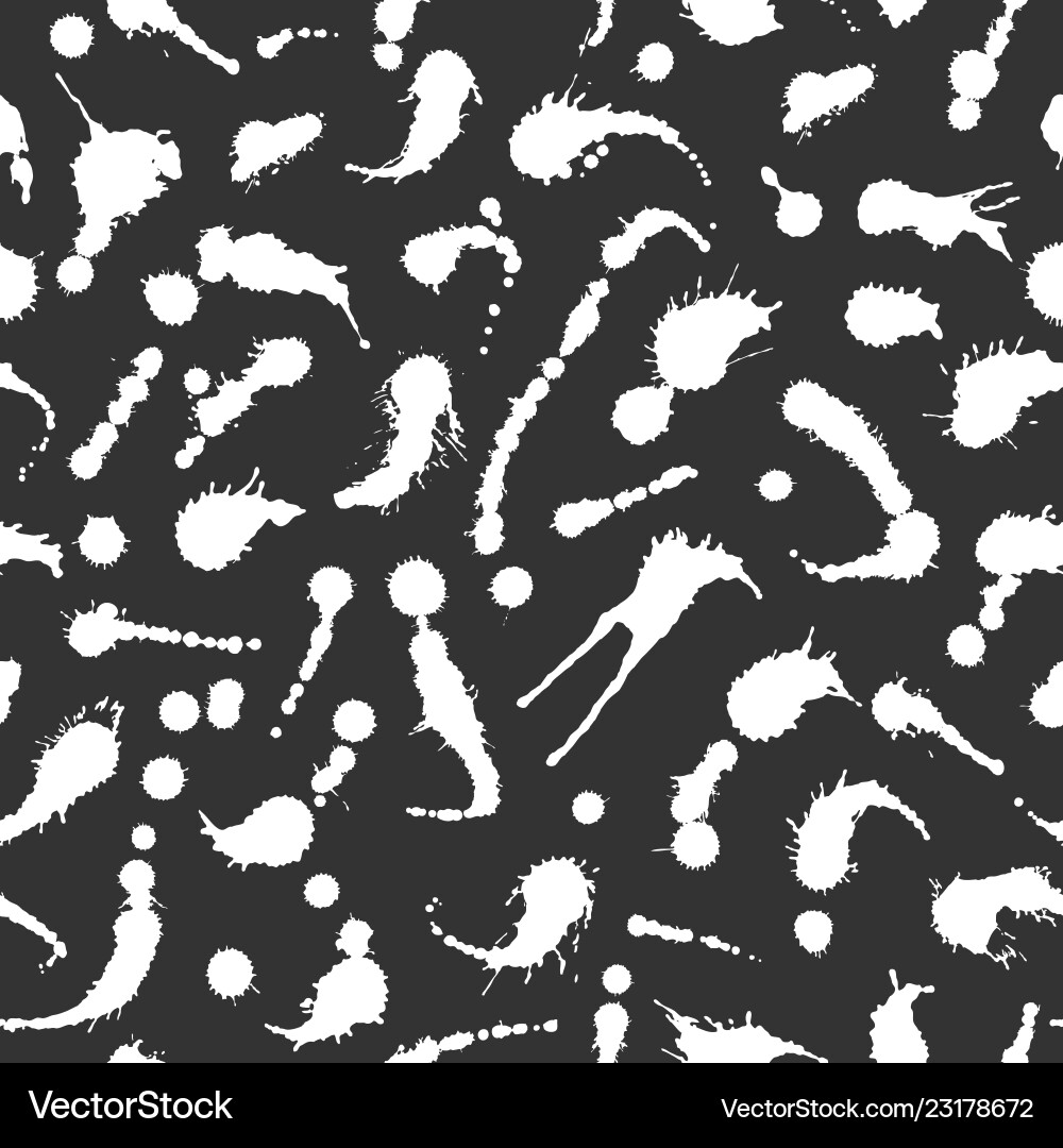 Abstract paint splashes and blots pattern Abstract paint splashes and blots pattern vector image