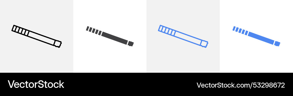 Ciggarate icon set use for web ui or app Vector Image