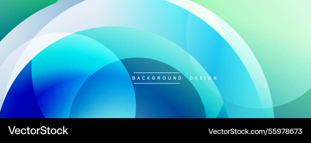 Abstract composition with layered circular Abstract composition with layered circular Vector Image