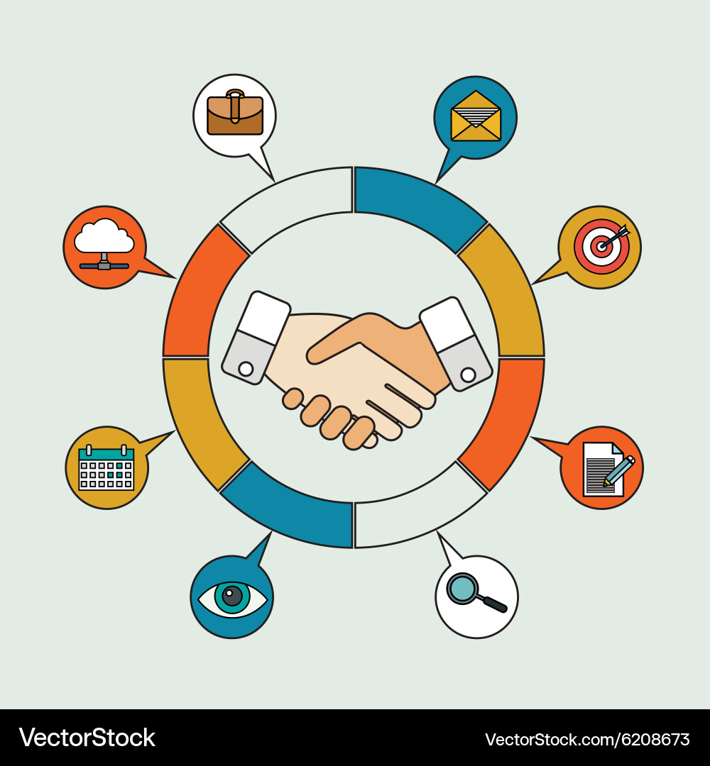 Customer Relationship Management Vector Image