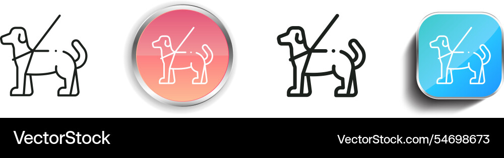 Harness icon thin linear regular and button style vector image