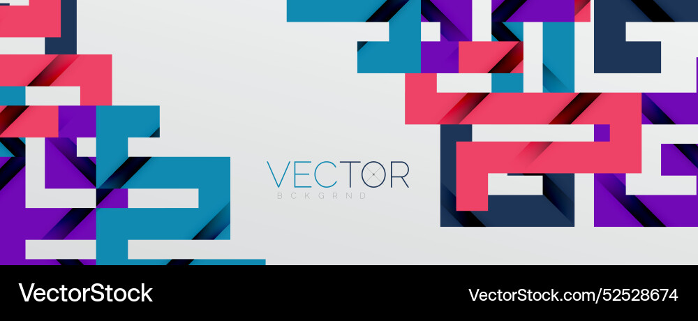 Color bend lines with shadow texture effect vector image