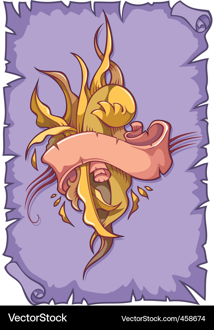 Decorative scroll Vector Image