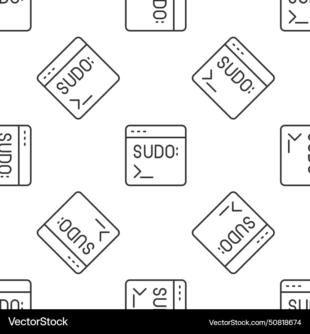 Grey line code terminal icon isolated seamless Grey line code terminal icon isolated seamless vector image