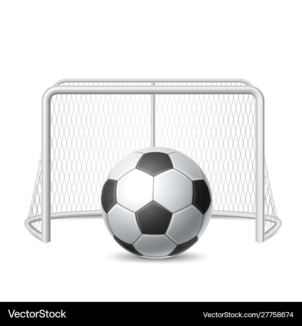 Soccer ball football sport 3d icon Soccer ball football sport 3d icon vector image