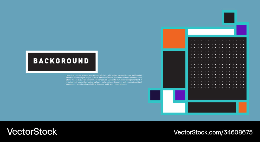 Abstract colorful rectangle background for banner Abstract colorful rectangle background for banner vector image