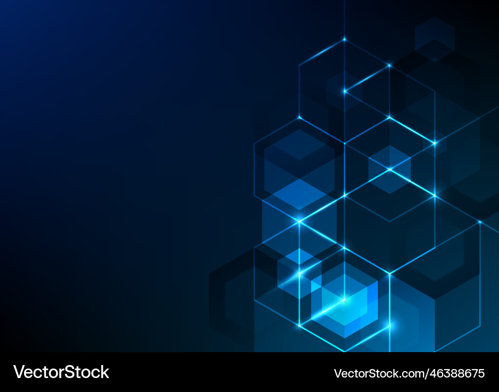 Background consisting of set hexagonal cells Background consisting of set hexagonal cells vector image