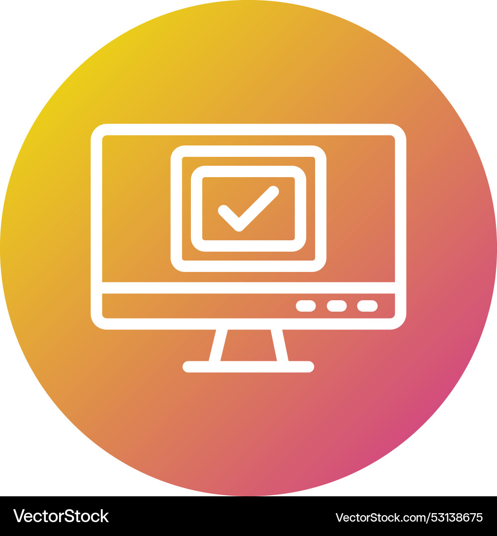 Checkbox icon design vector image