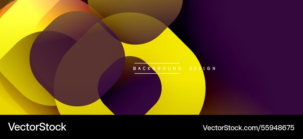Circular abstract design with overlapping Circular abstract design with overlapping Vector Image