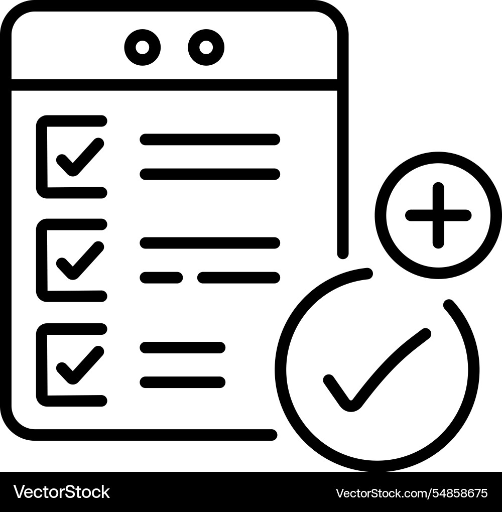 Syntax check vector image