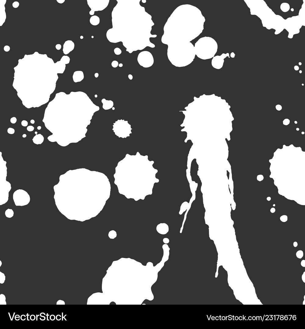 Abstract paint splashes and blots pattern Abstract paint splashes and blots pattern Vector Image
