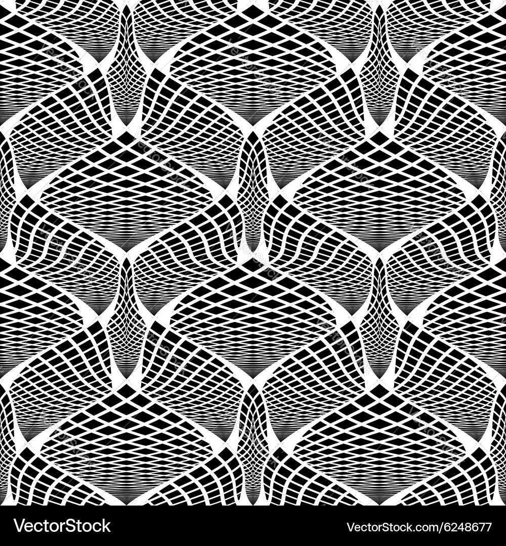 Design seamless monochrome checked pattern Vector Image
