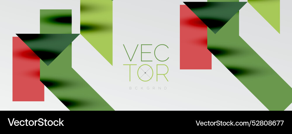 Dynamic lines and triangles Vector Image