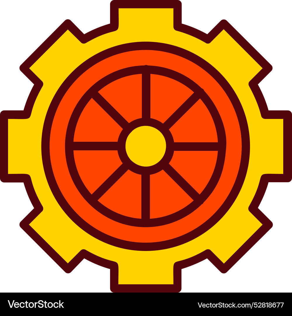 Setting icon design vector image