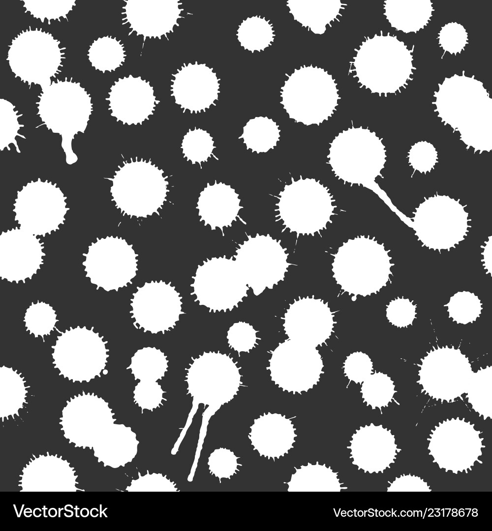 Abstract paint splashes and blots pattern Abstract paint splashes and blots pattern Vector Image