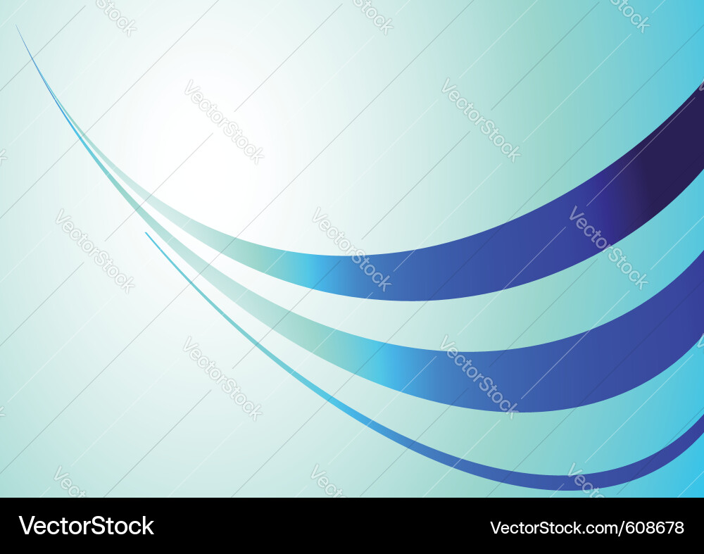 Blaue Streifen Visitenkarte vektorbild
