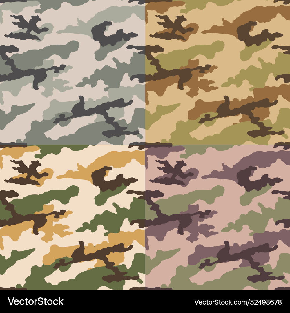 Camouflage seamless pattern background Camouflage seamless pattern background vector image