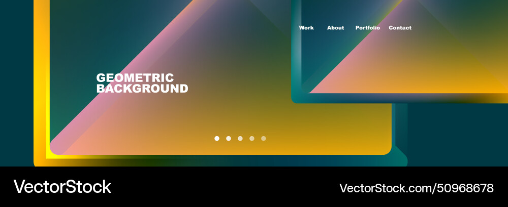 Gradient triangles composition with bright fluid Gradient triangles composition with bright fluid Vector Image