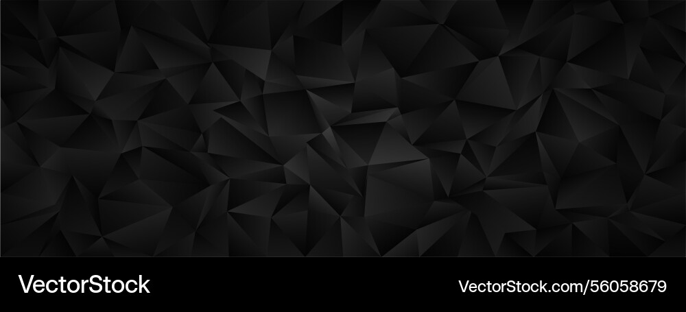 Abstract geometric pattern with dark chaotic Vector Image