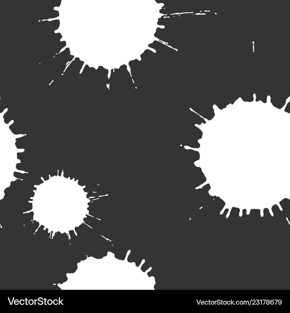 Abstract paint splashes and blots pattern Abstract paint splashes and blots pattern Vector Image