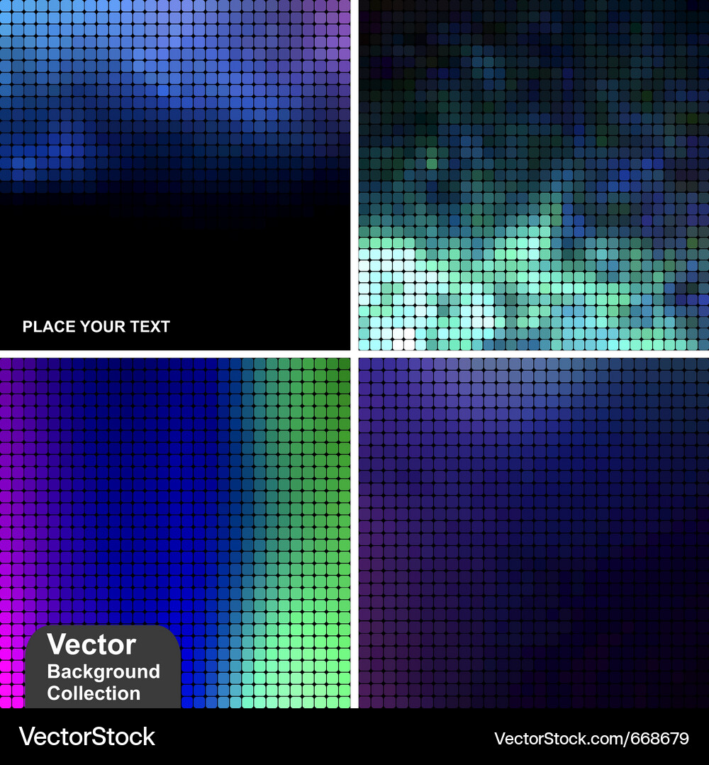 Background set Vector Image