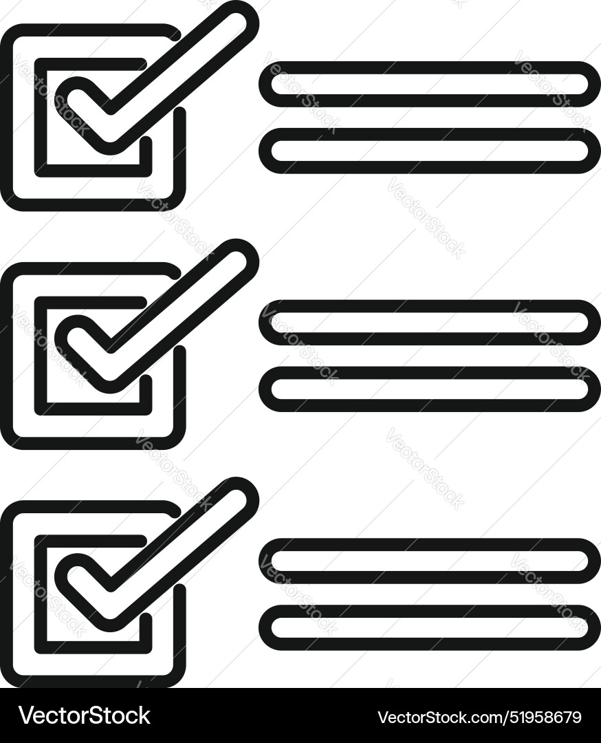 Check mark icon indicating completing tasks Check mark icon indicating completing tasks vector image