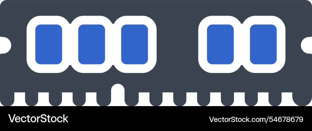 Random access memory icon Vector Image