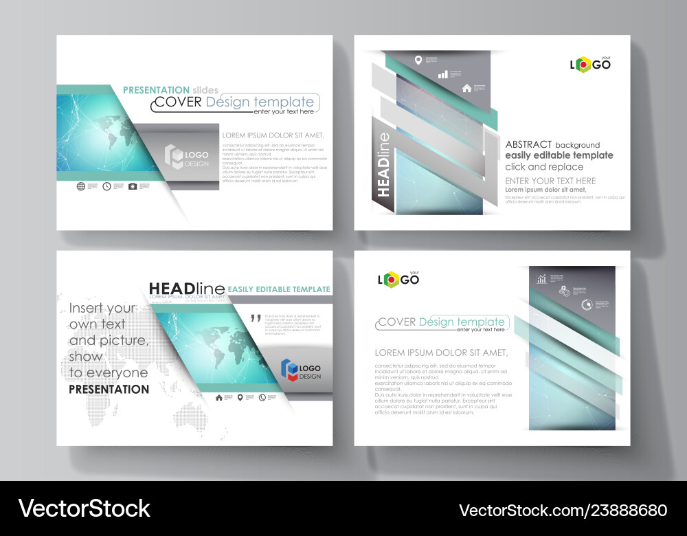 Abstract Connection Slides vector image