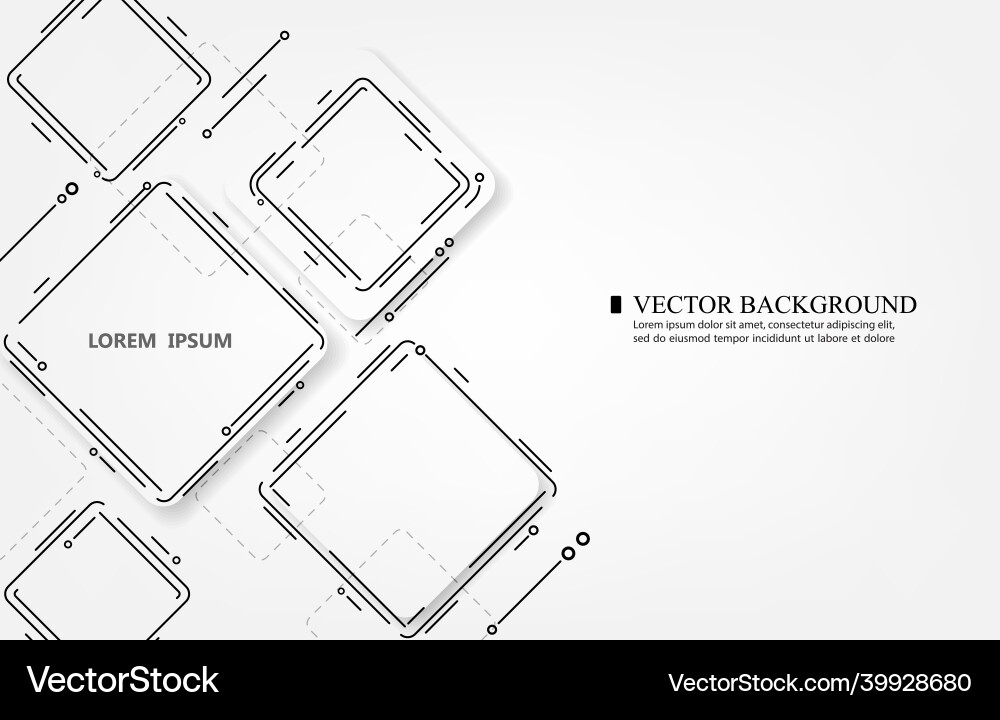 Geometric Connection Pattern vector image