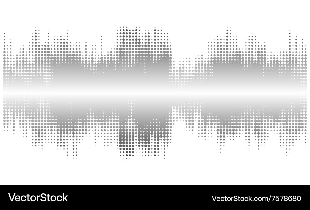 Halftone abstract design background in the form Vector Image