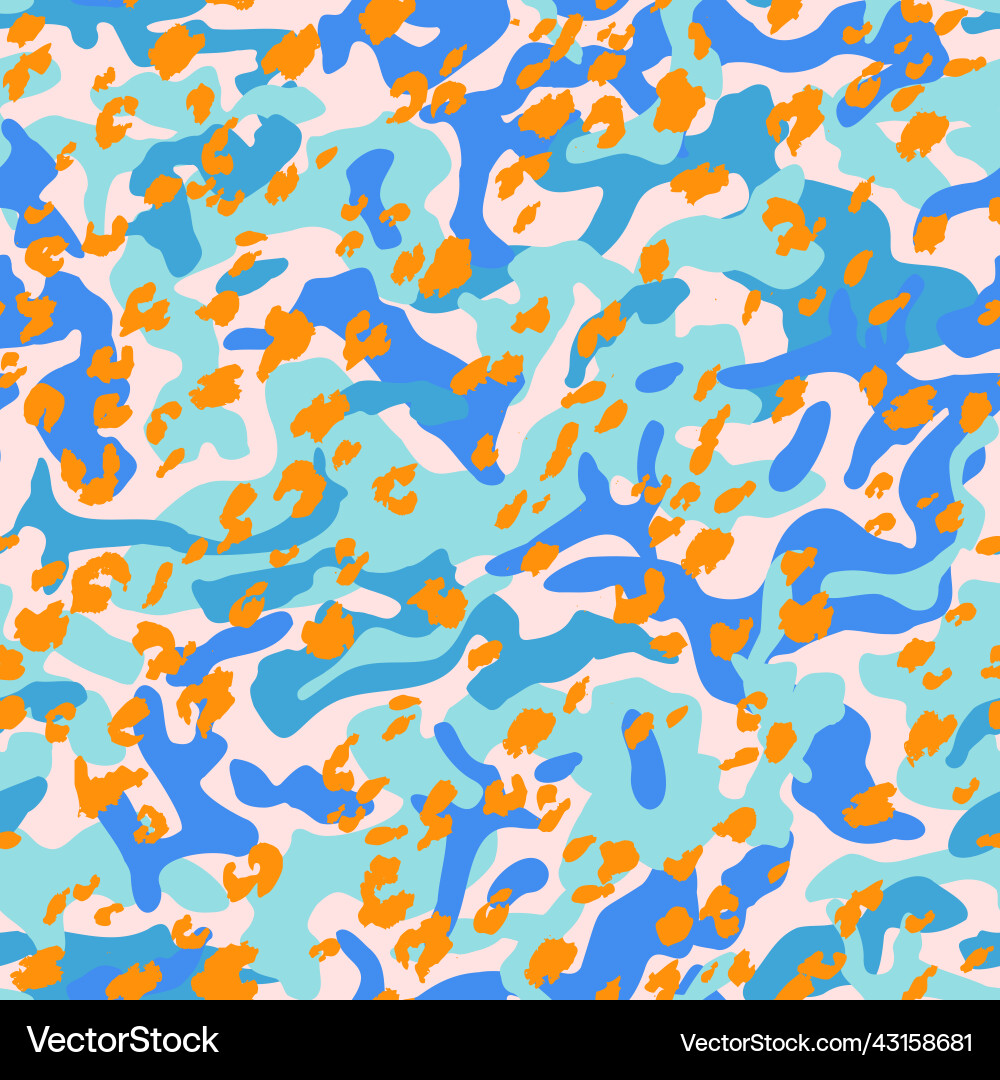 Fluid Curves Pattern vector image