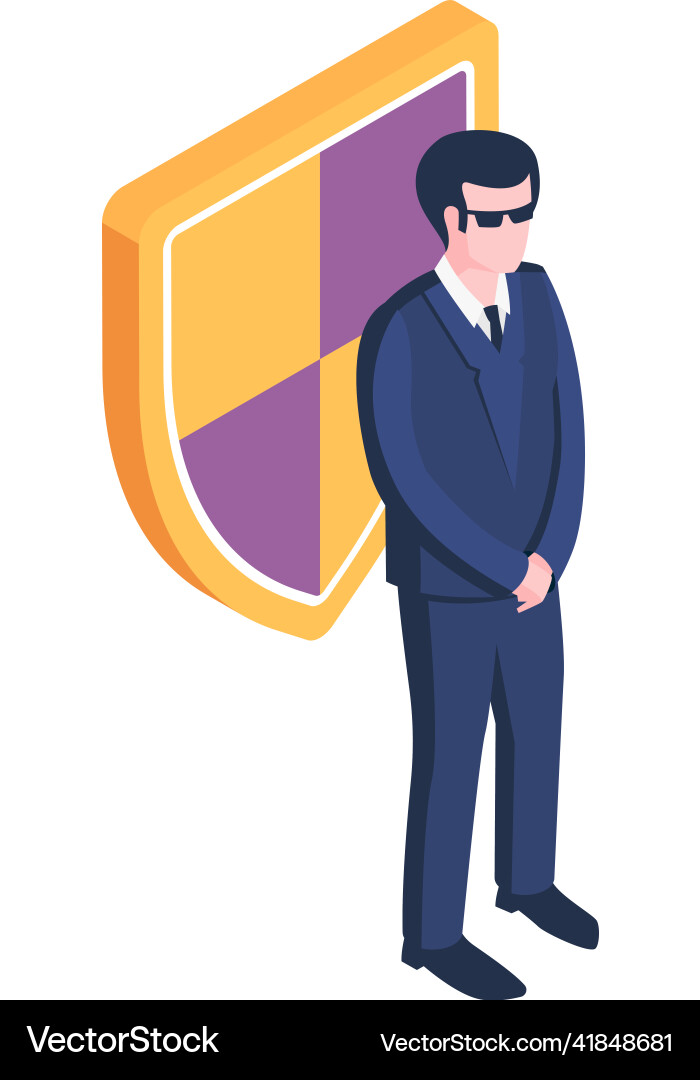 Hacker safety agent composition Hacker safety agent composition vector image