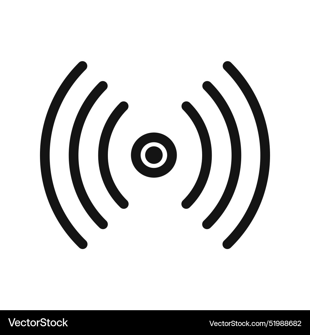 Sensor icon mark in filled style Sensor icon mark in filled style Vector Image