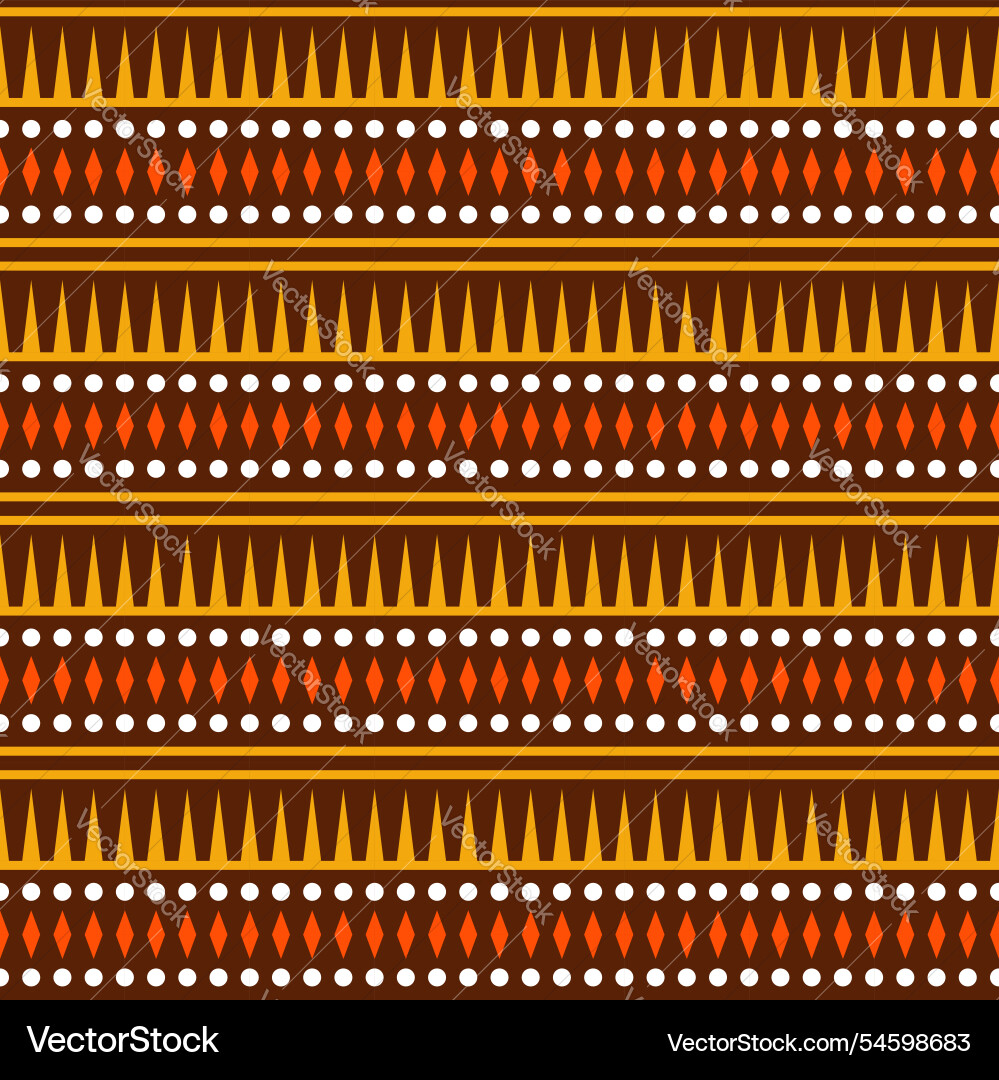 Kenya pattern design abstract collection Vector Image