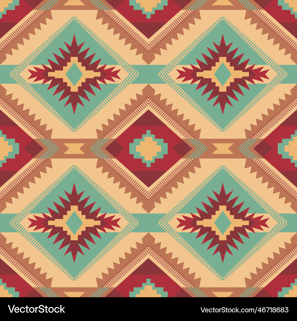 Southwest Tribal Pattern Vector Image