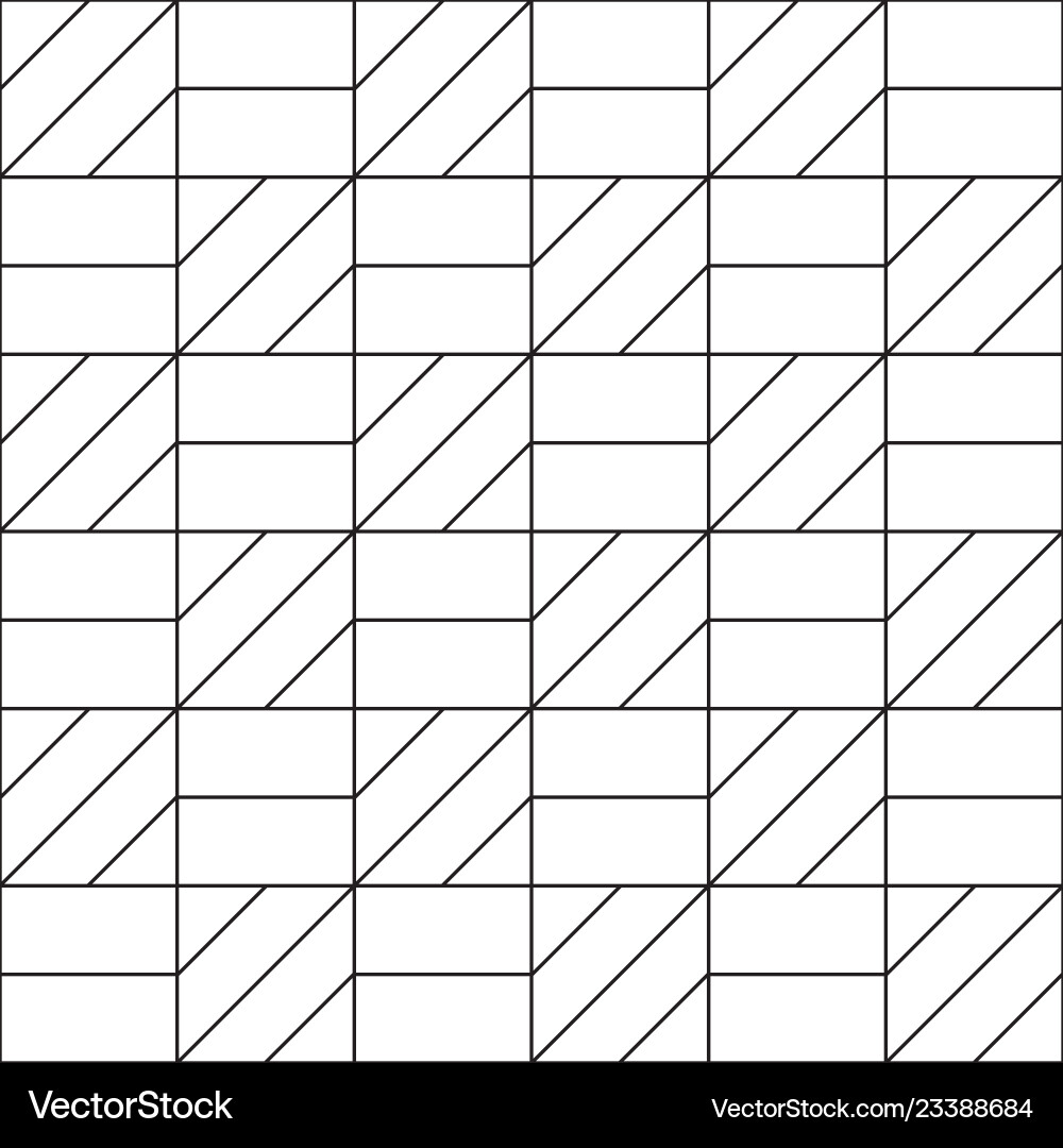 Abstract geometric seamless pattern Vector Image