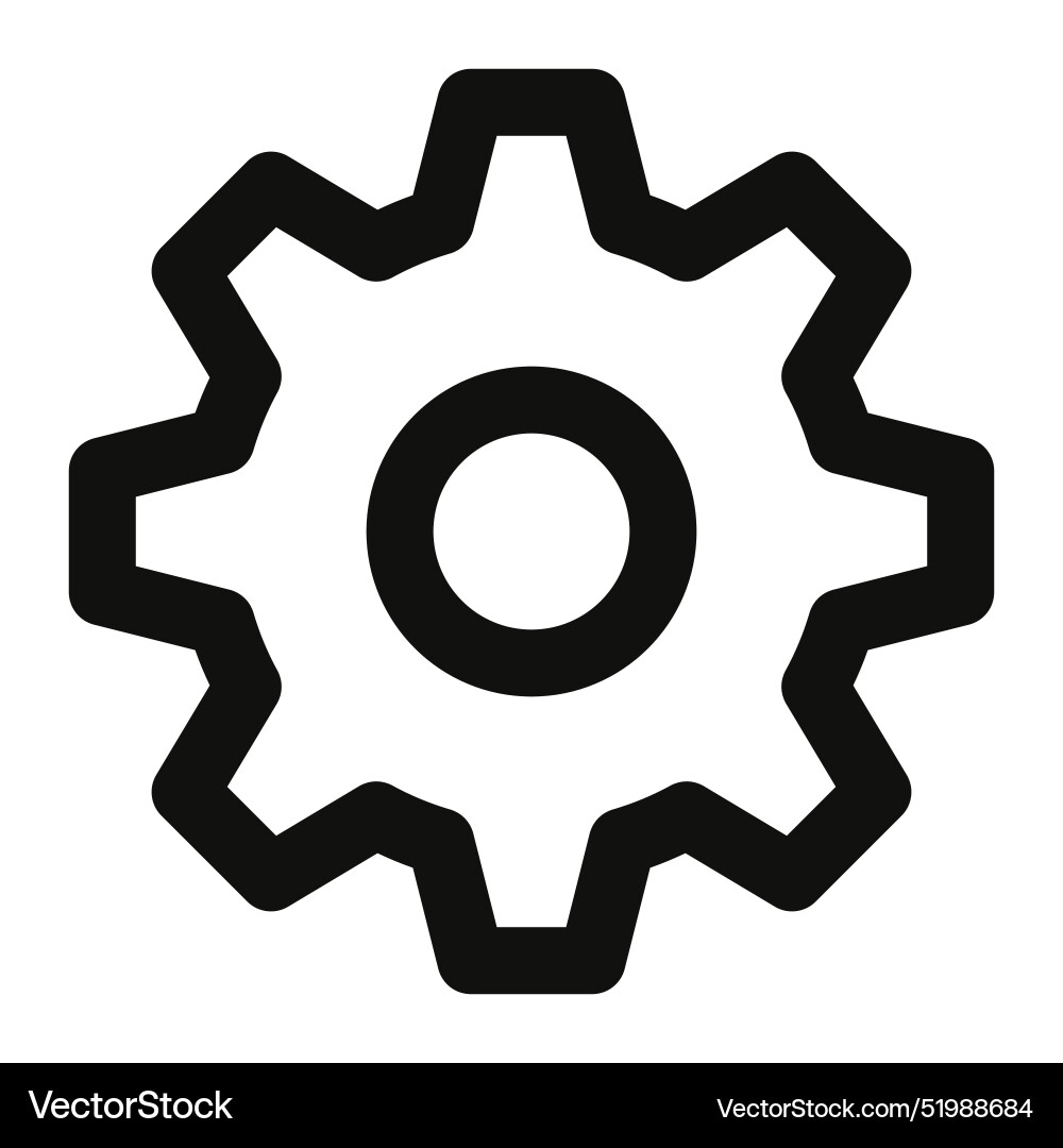 System settings icon perfect for configuration Vector Image