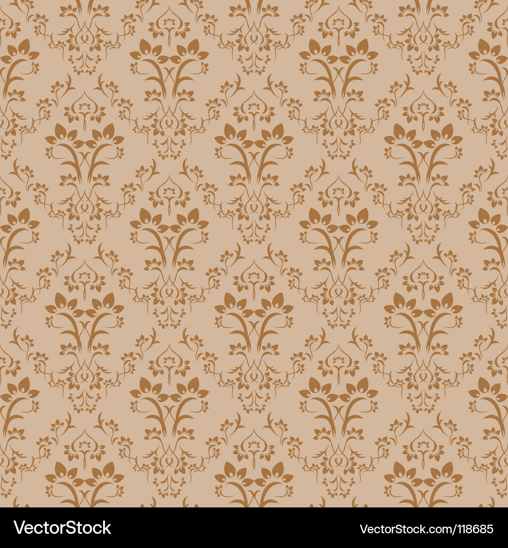 Elegant Damask Pattern Vector Image