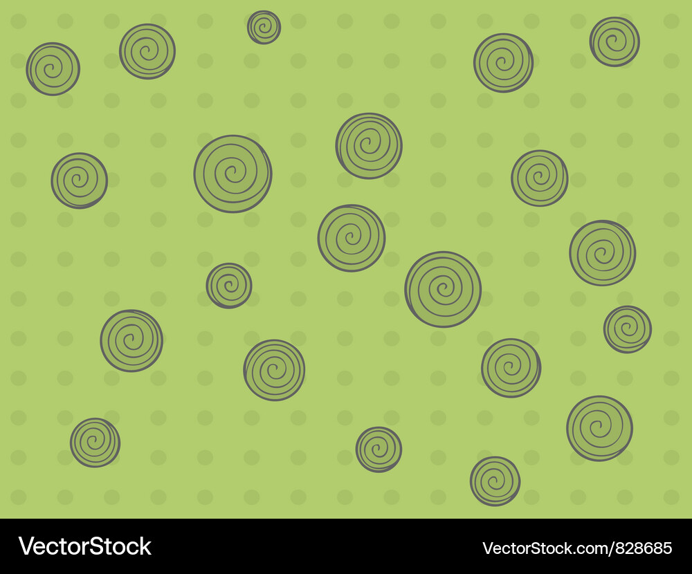 Pattern with dots and circle Vector Image