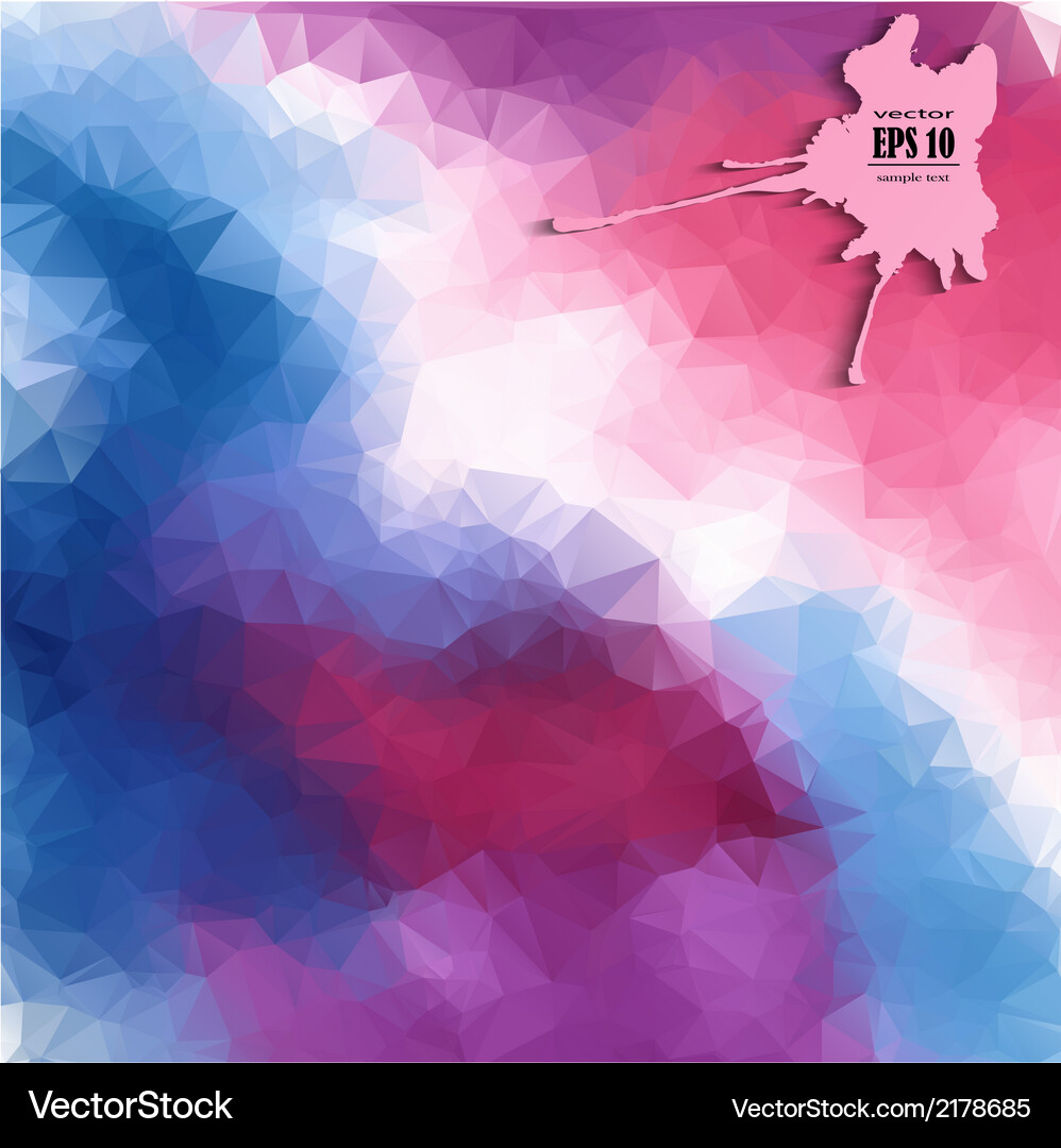 Polygonal pattern Vector Image