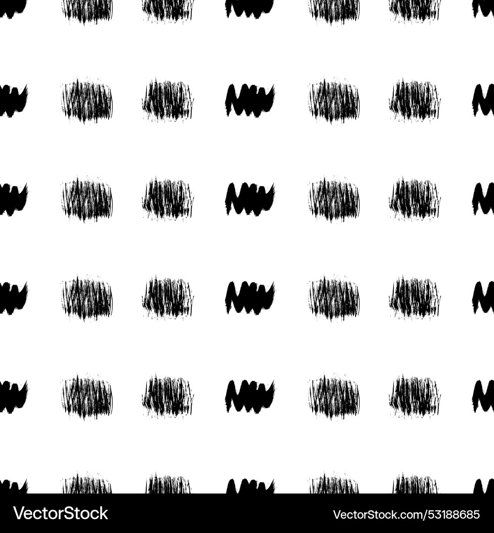 Seamless pattern with hand drawn scribble smears Seamless pattern with hand drawn scribble smears vector image