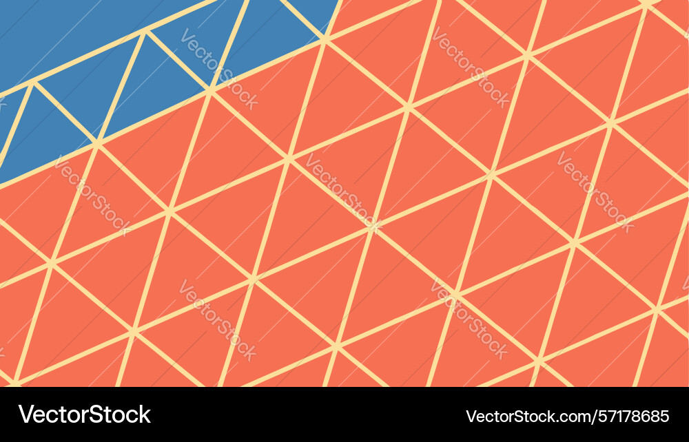 Vibrant geometric triangular pattern abstract vector image