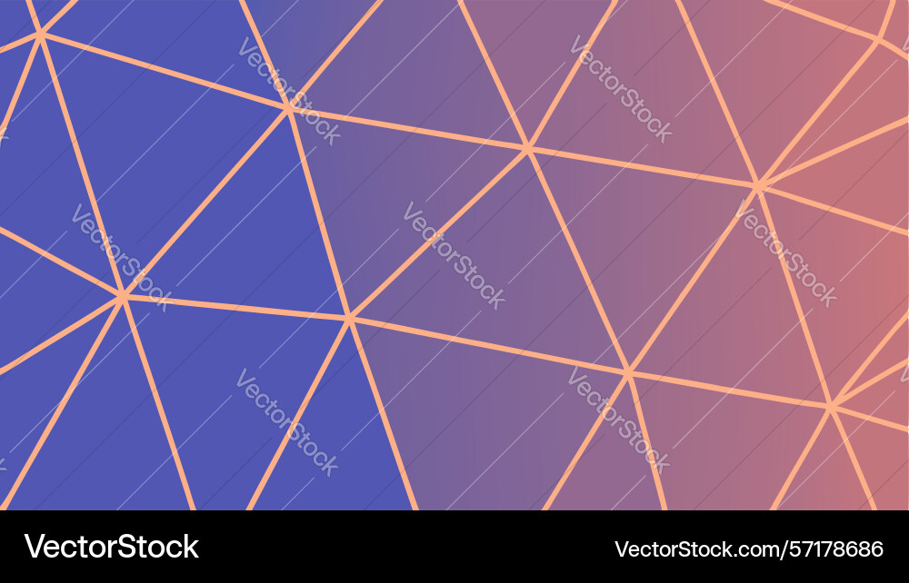 Abstract polygonal pattern in cool gradient vector image