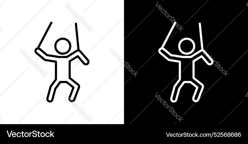 Puppet icon set on white background Puppet icon set on white background vector image